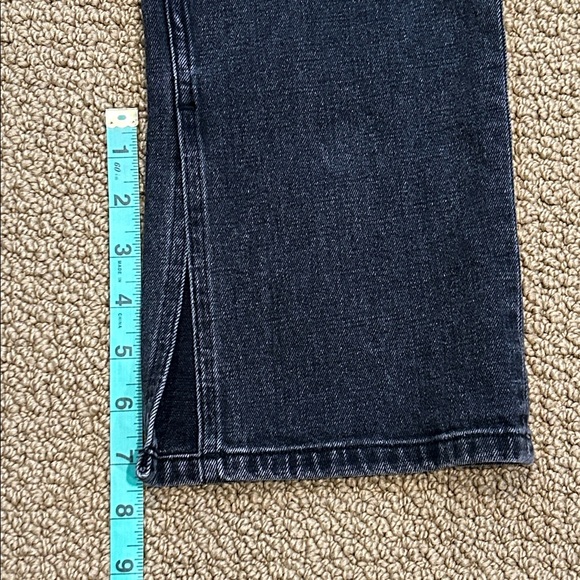 Abercrombie & Fitch The Skinny High Rise Jeans size 33 Black Wash Split Seams - Picture 14 of 14